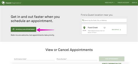 quest diagnostics appointment scheduling|quest diagnostics appointment log in.